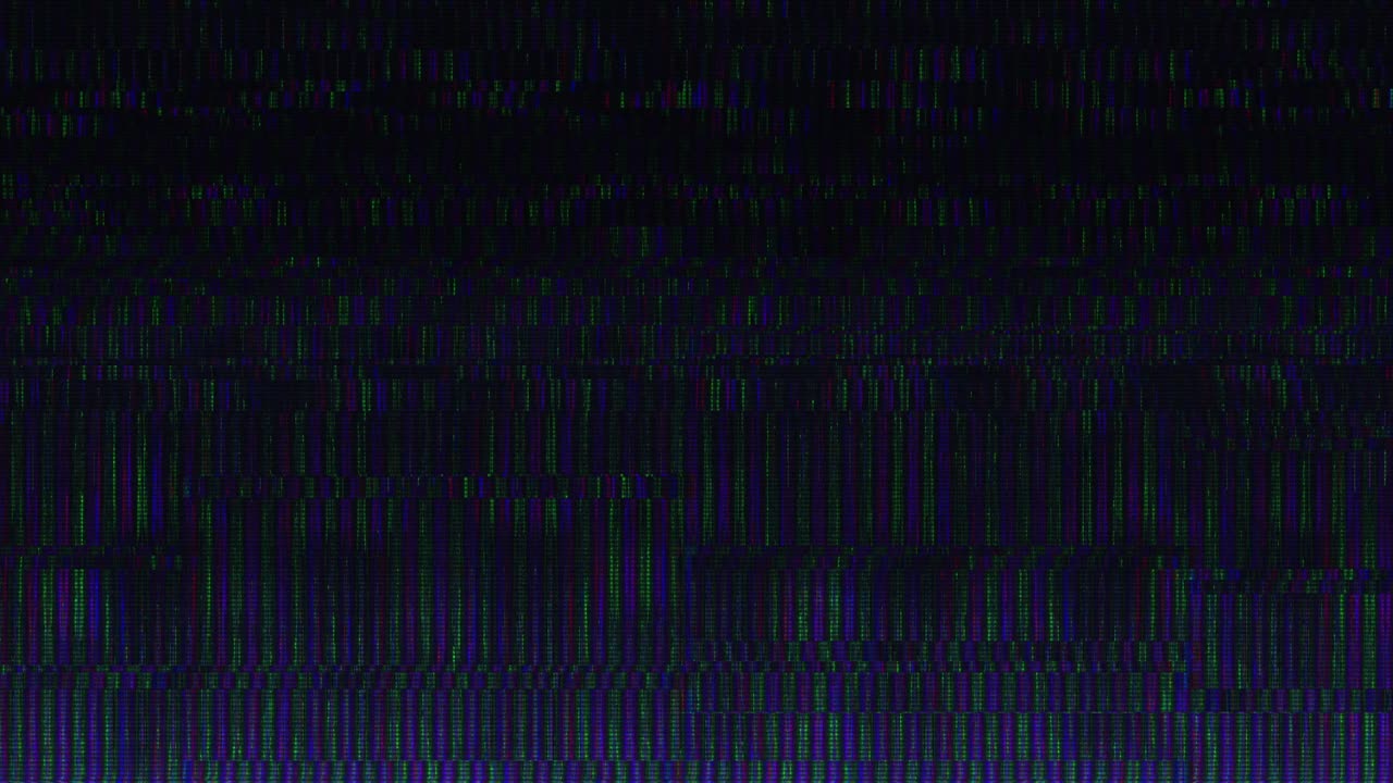 diseño único abstracto animación digital ruido de píxeles error de fallo daño de video