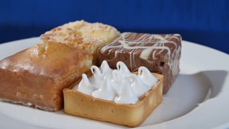 assortment of cakes and pastries