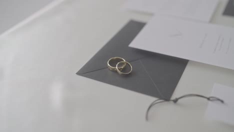 wedding rings as a symbol of the union of spouses and love