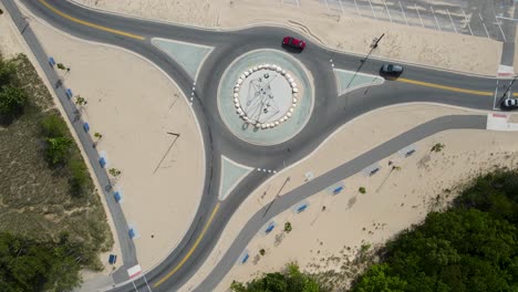 calles de nueva construcción en la zona de la playa de muskegon