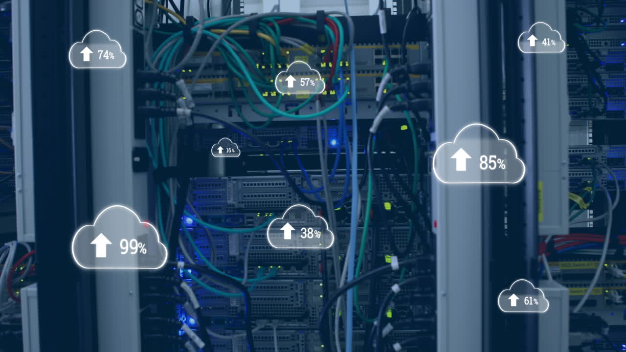 caricare le nuvole di progresso 4k