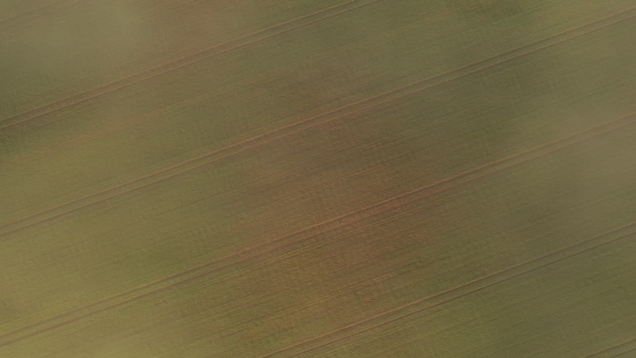 vista aérea de drones de la mañana nublada en el condado de kaunas