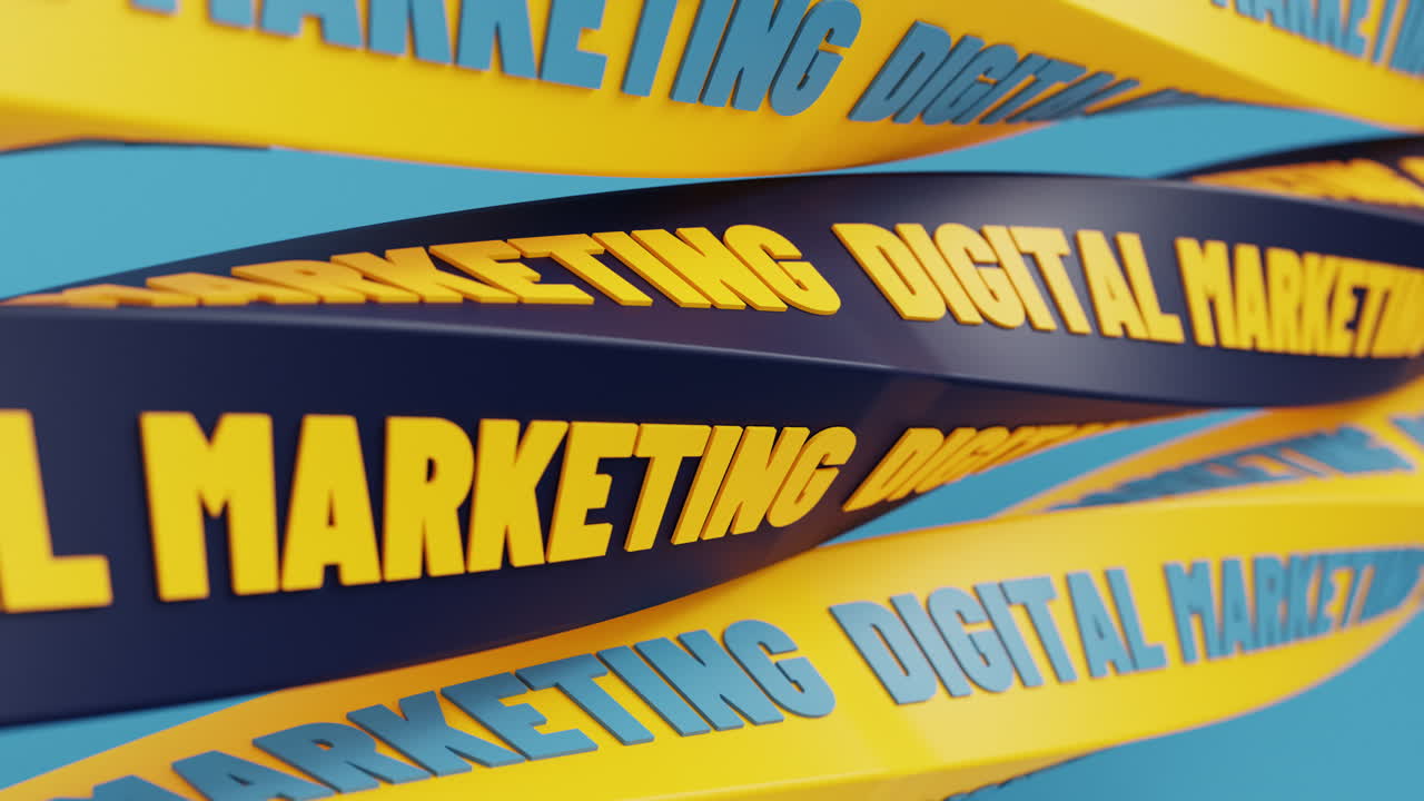 diseño de marketing digital abstracto