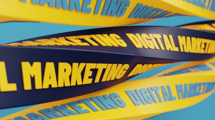 Abstract Digital Marketing Design