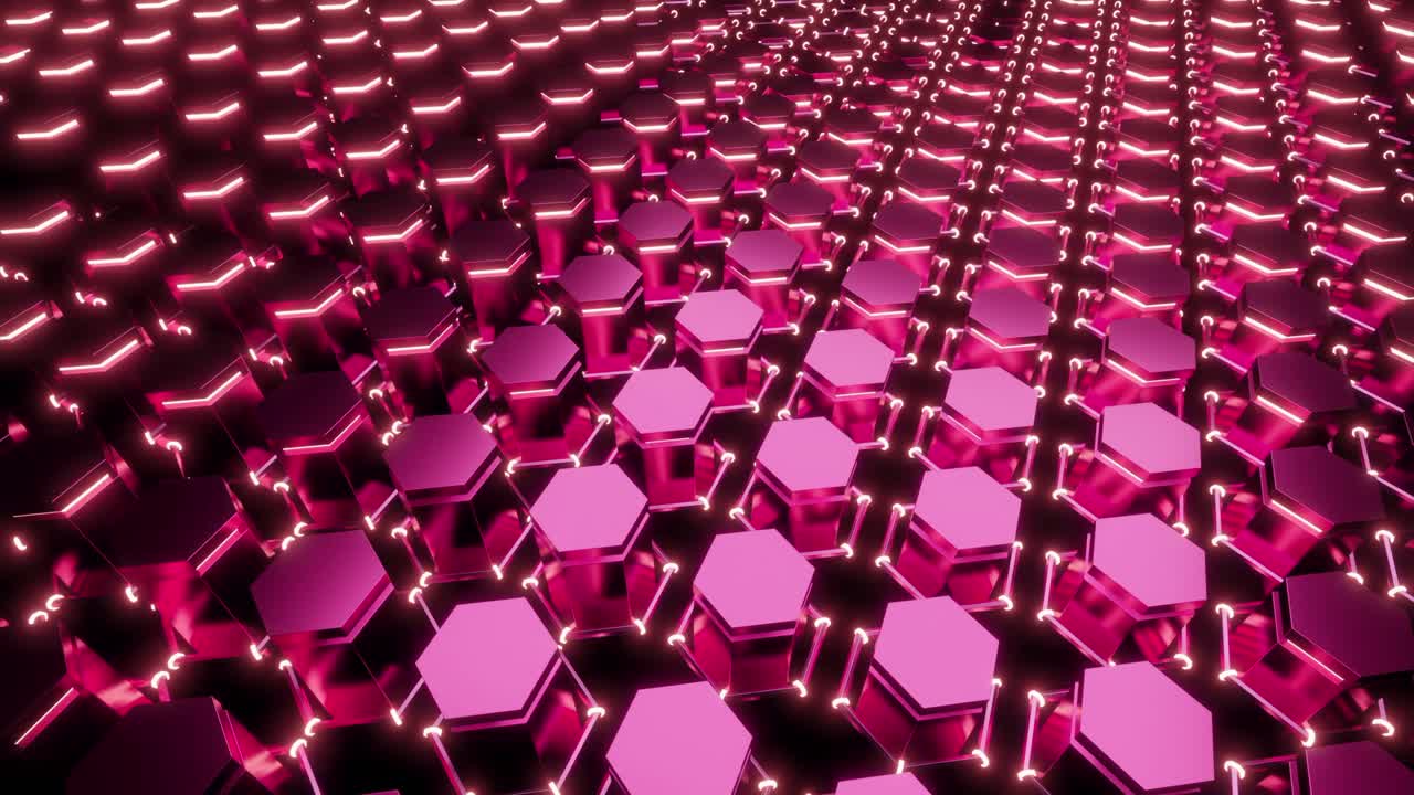 Abstract 3D Hexagon Pattern Background