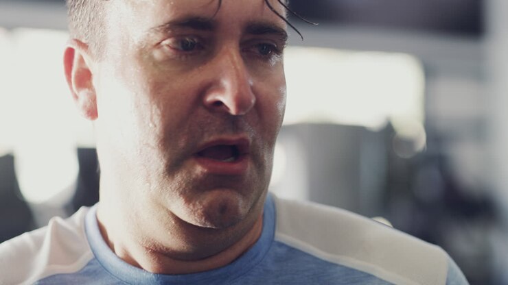 More sweating means a more intense workout