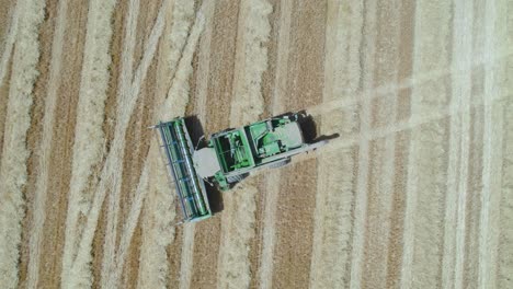 Aerial-Top-View-At-Harvest-in-Sdot-Negev-,-Israel