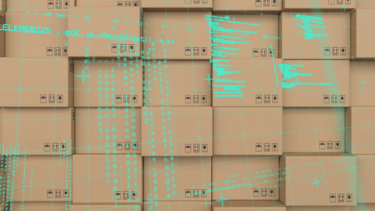 procesamiento de datos a través de la red de red contra la pila de cajas en segundo plano