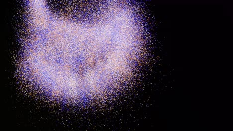 abstract particle explosion