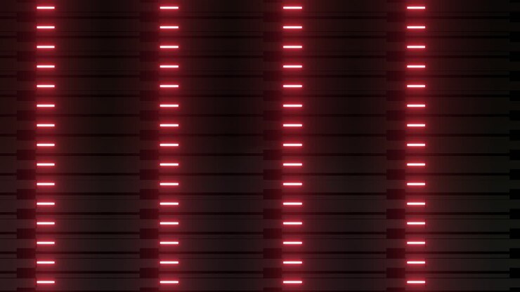 Abstract Neon Light Pattern Background