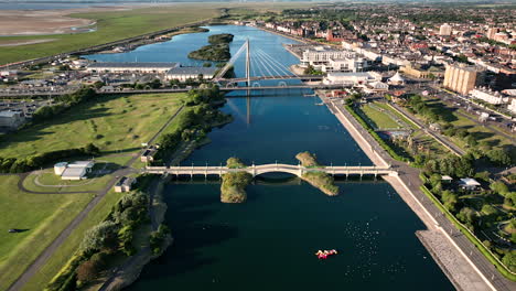 aerial view of southport england