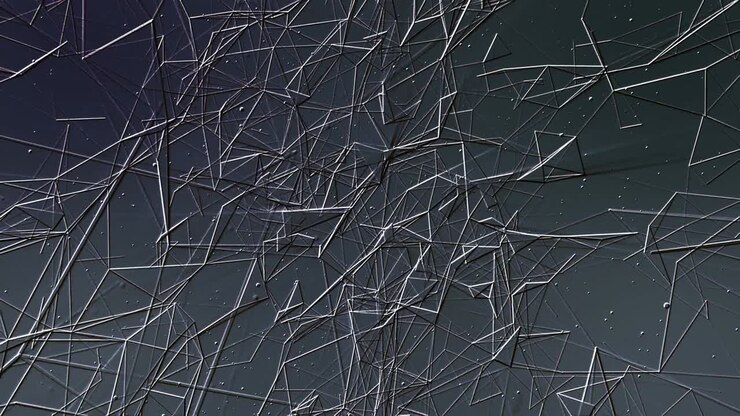 3D background based on three-dimensional extrusion on the plane
