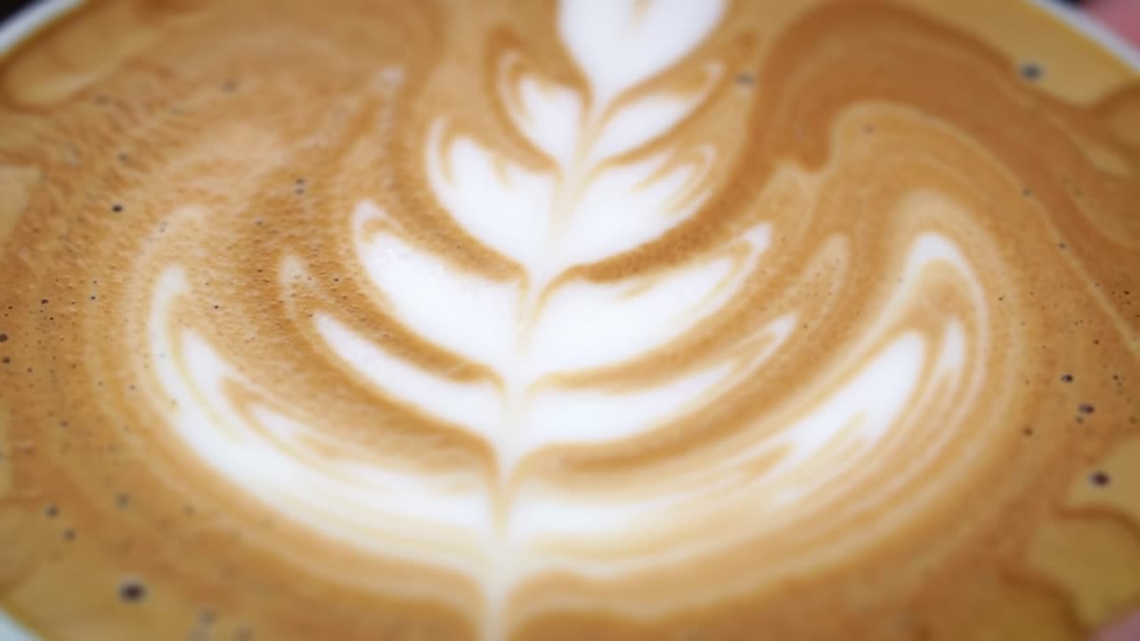 An Artistic Journey of Latte Art: A Visual Transformation from Creamy Textures to Delightful Floral Designs in Coffee Craftsmanship