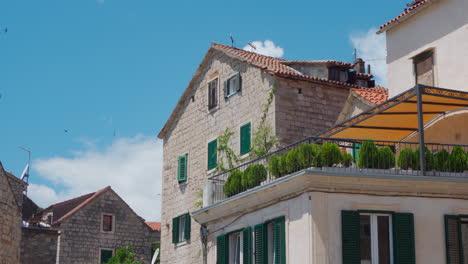 old town in split with view of the rooftops