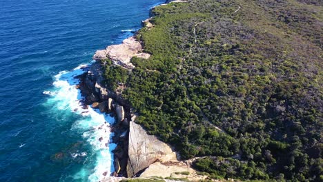 sydney - vista inclinada del parque nacional real
