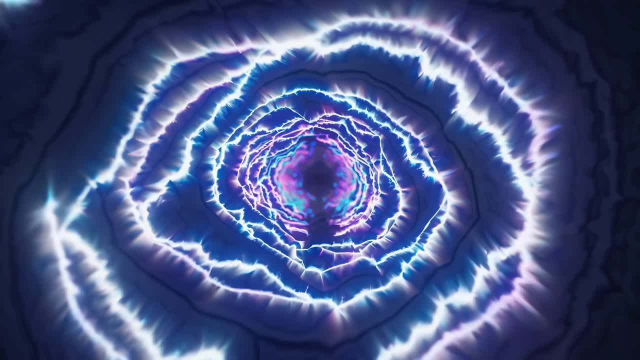 túnel de energía abstracto