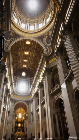 majestic architecture of st. peter's basilica, vatican city