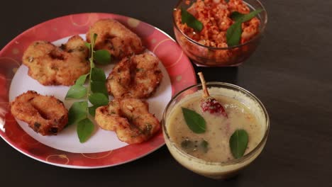 a closeup look at vada or vadai a south indian snack