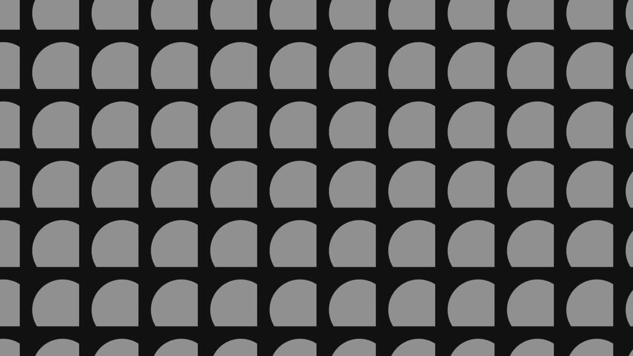 Vintage abstract pattern with multicolor geometric shapes. Motion graphic background in a flat design with geometric elements. Seamless geometric background with various dynamic tiles