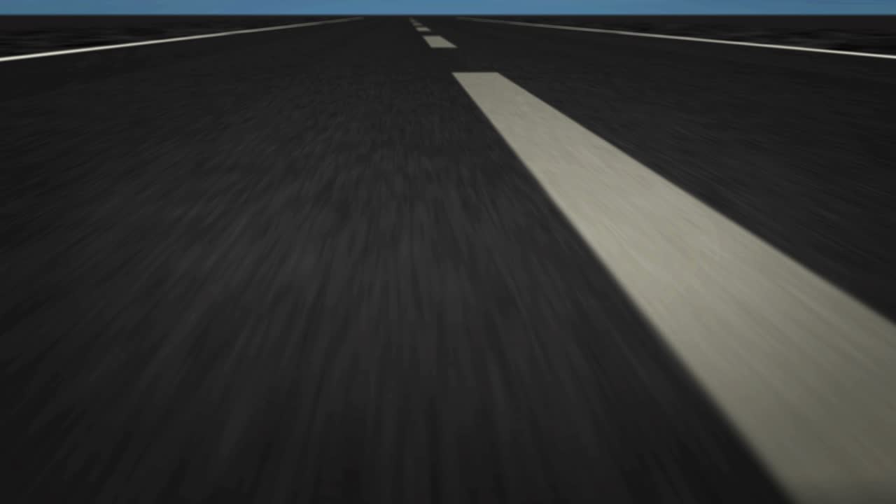 도로 위의 비행 속도