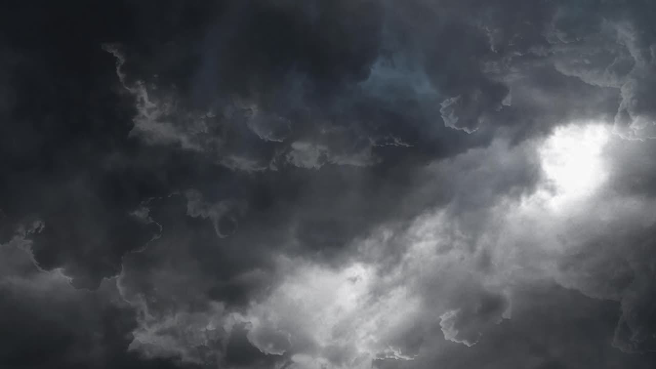 lluvia y rayos en el cielo, ultra hd