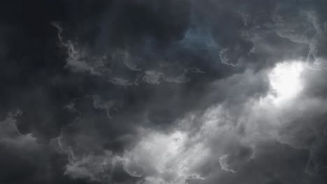 rain storm and lightning strikes in the sky, ultra hd