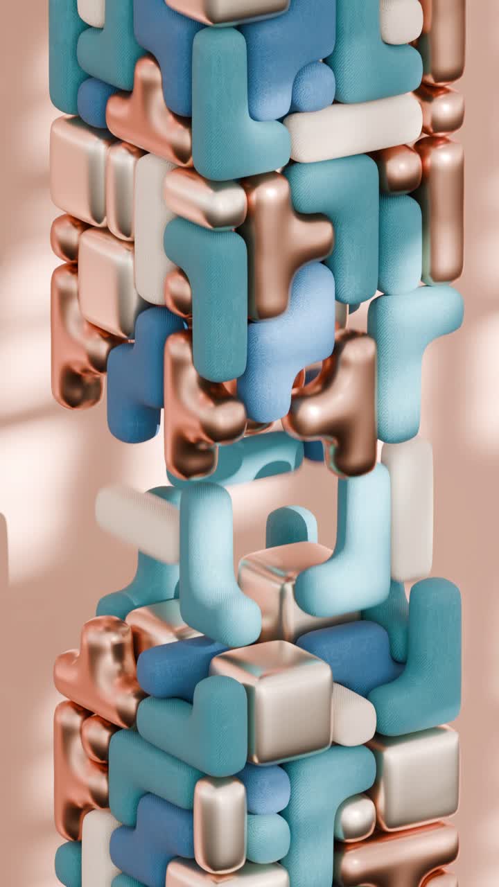 Abstract Geometric 3D Art