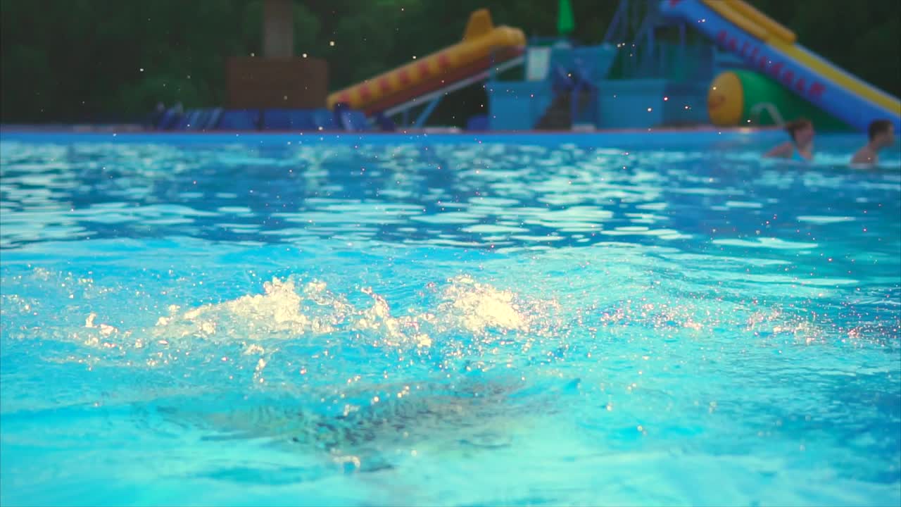 People enjoying a day at a water park