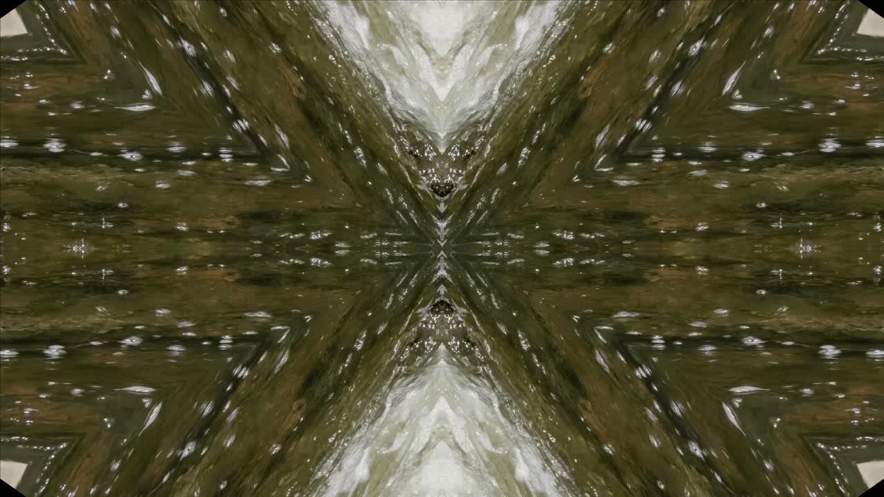 caleidoscopio de tomas de la naturaleza, wissahickon creek