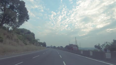 cinematic-Highway-with-beautiful-clouds-and-changing-weather