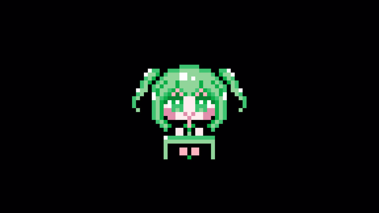 Pixel girl 03 sit at a desk Looping animation. 1080p (5).mov