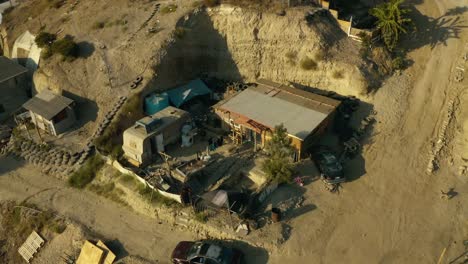 landscape rural city tijuana mexico aerial view houses