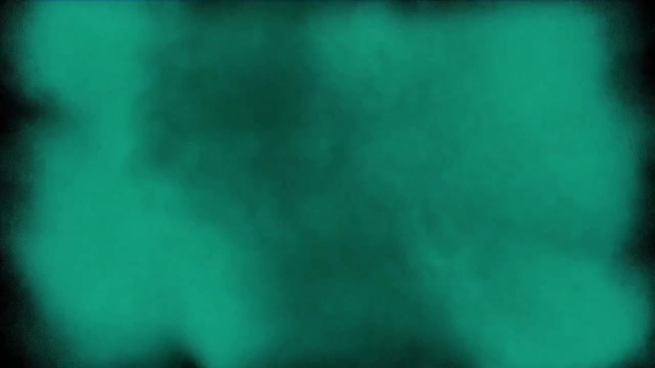 Explosion de poudre verte sur un fond noir