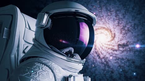 astronaut in space