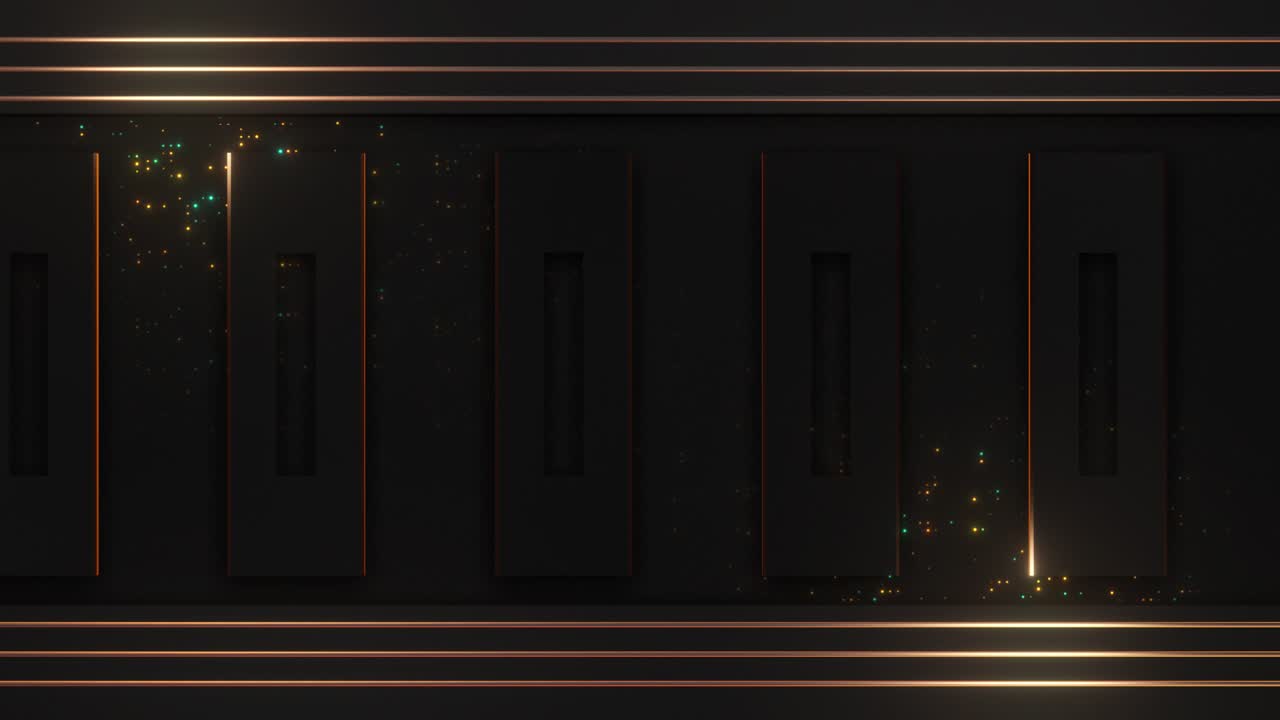 Dark Geometric Background with Glowing Lines