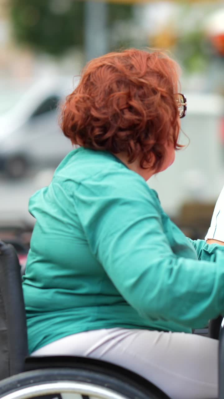 Two women talking at a table