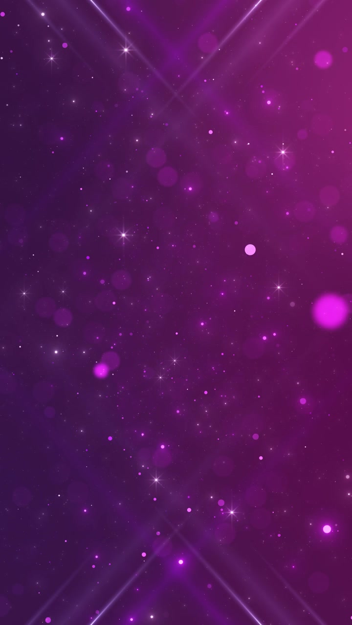 Elegant violet glimmer, lys baggrund med bløde glødende partikler, stjerneflares og drømmende luksus