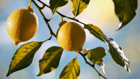 limones en una rama