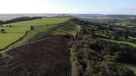 Aerial-View-Of-Hartridge-Hill-In-East-Devon