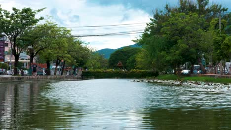 the chiang mai old city canal