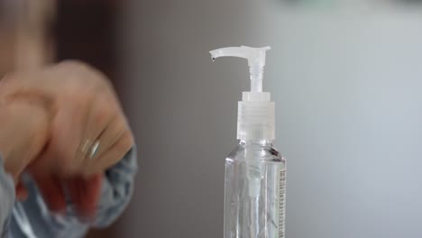 hand sanitizer is used during the covid19 coronavirus pandemic epidemic