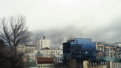 missle attack on podil area in kyiv jan 2 2024. russian aggression in ukraine