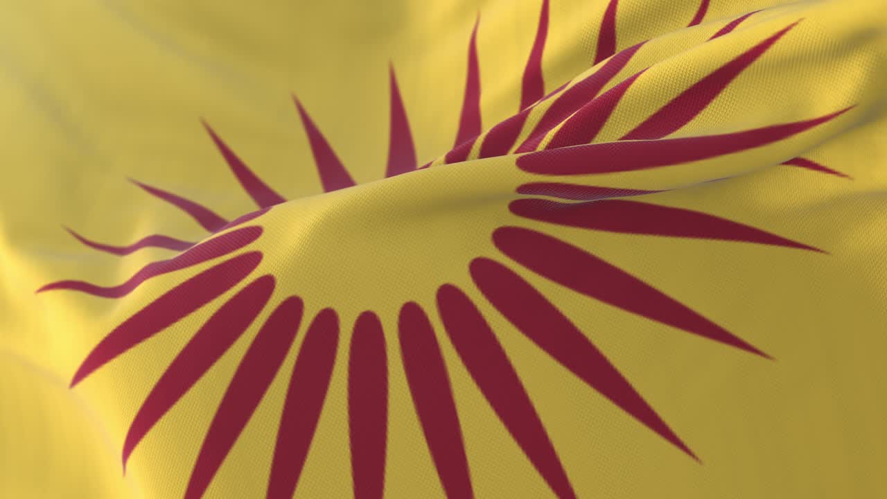 bandera de la ciudad de billings, estado de montana, ee.uu. o estados unidos de américa - bucle