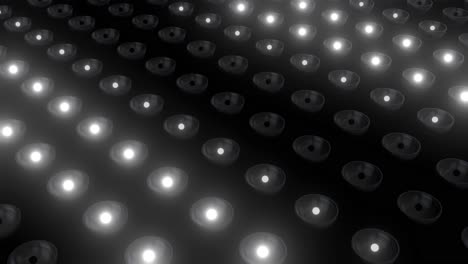 abstract pattern of illuminated circles