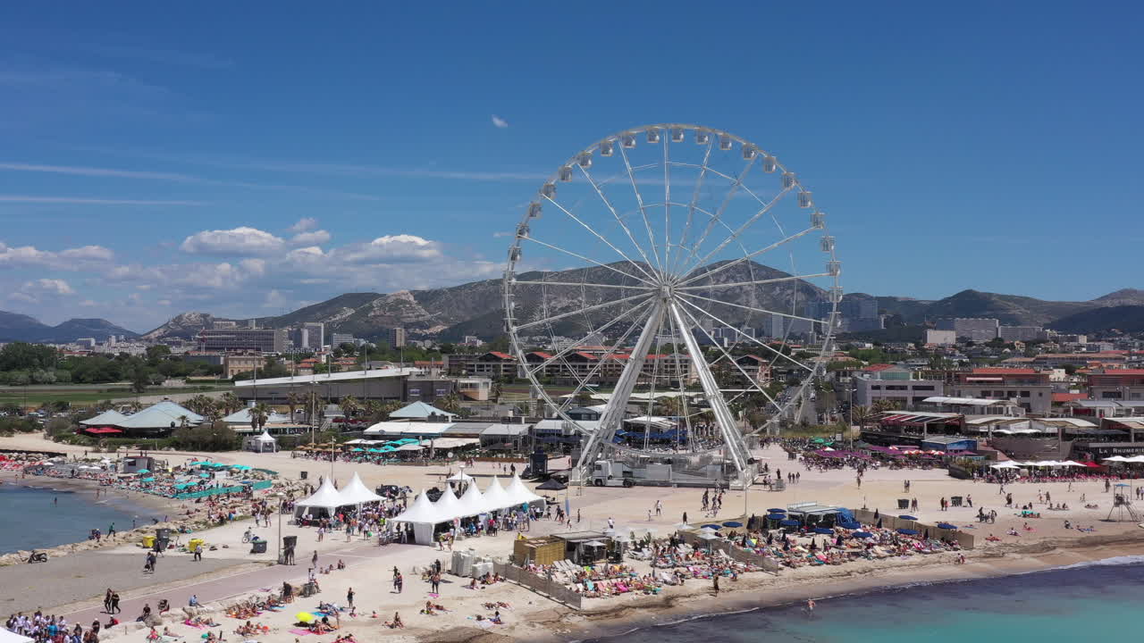 volver a viajar por el aire playa del prado borely parque de atracciones de marsella francia