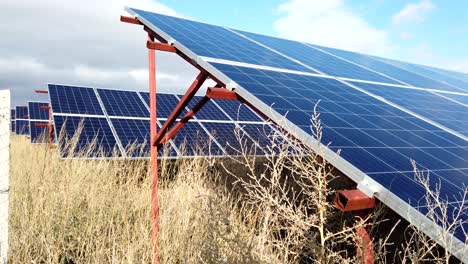 Solar-Panels-Stock-Video-Footage-Pan-View