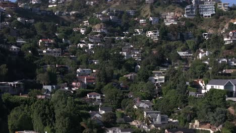 casas privadas en el oeste de hollywood colina residencia de los ricos y famosos, estilo de vida aéreo