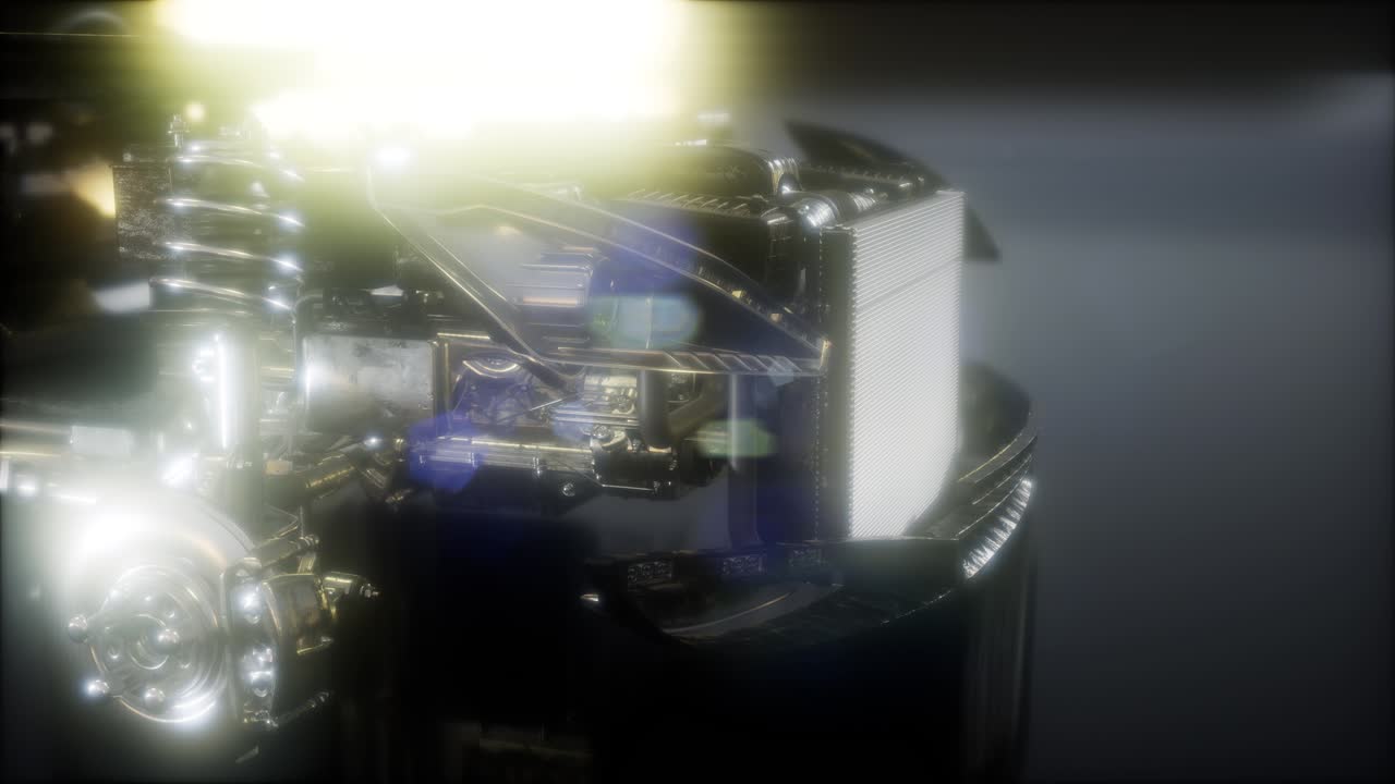 자동차에서 볼 수 있는 엔진과 다른 부분