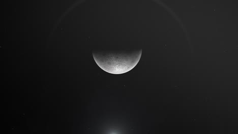 Moon-Aligned-With-The-Sun-During-Solar-Eclipse