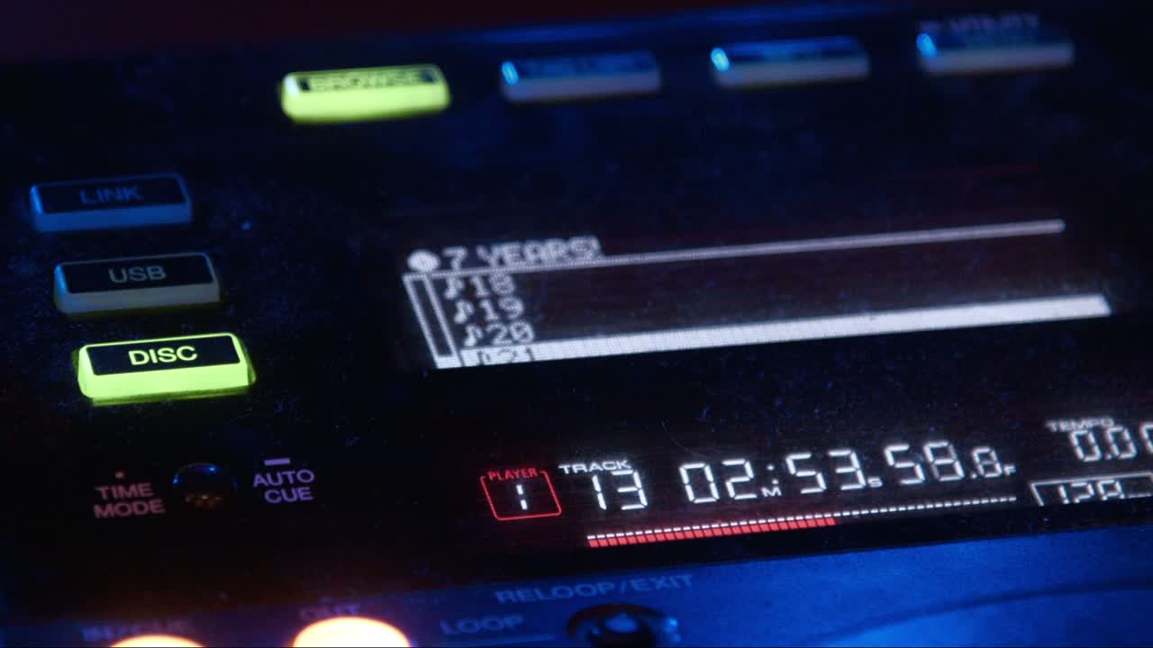 DJ Mixer in Night Club